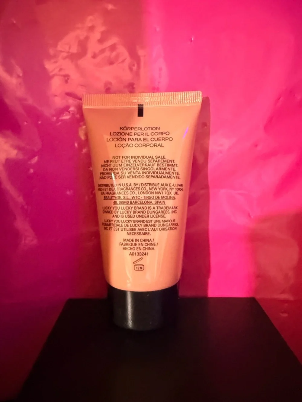 2 Lucky Brand Lucky You Body Lotion Tubes  1.7oz each